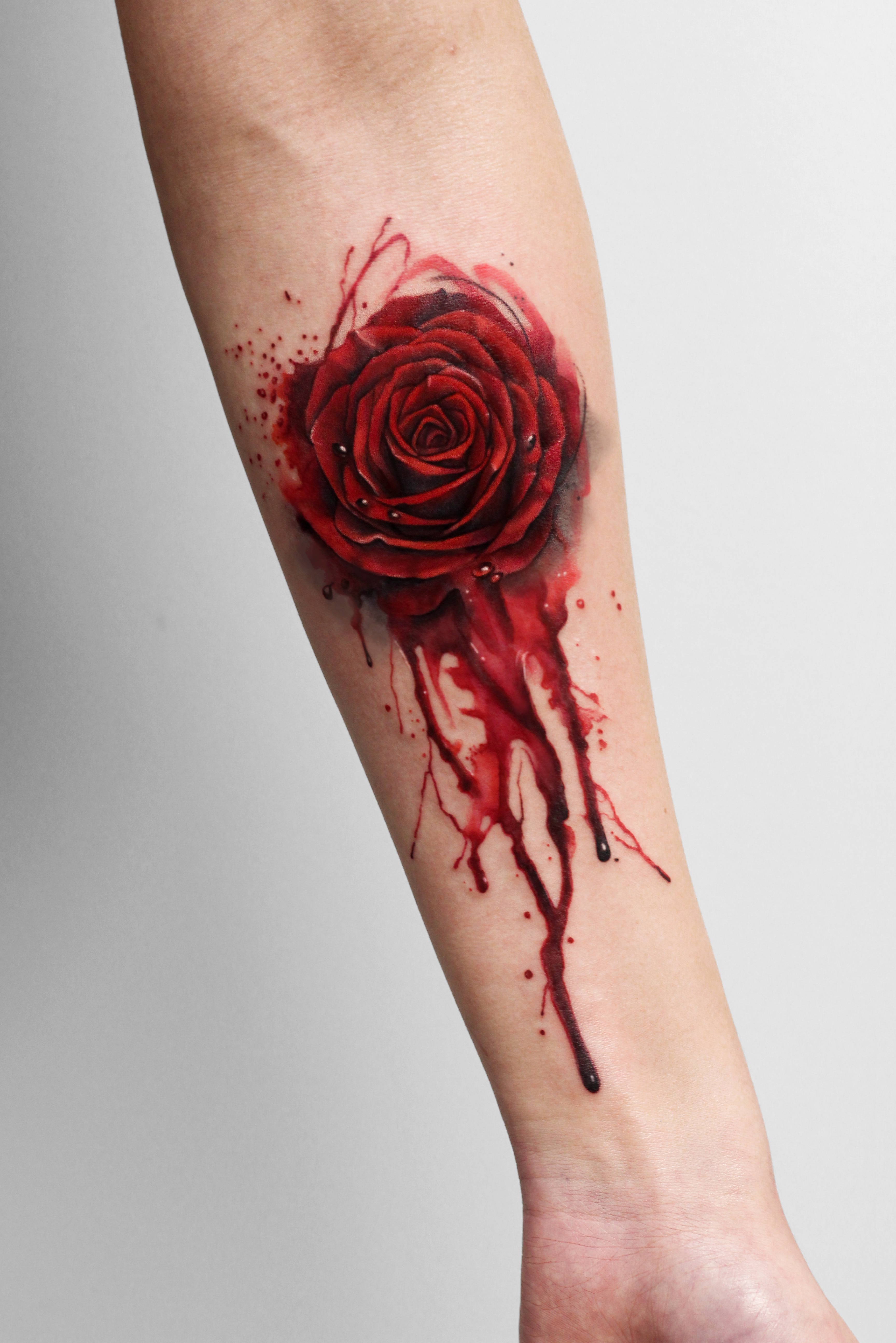 30 Bleeding Rose Tattoo Design Ideas With Meaning  EntertainmentMesh