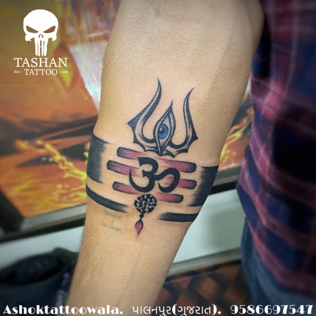 Shiva Trishul and Creative Artwork Tattoo  Tattoo Ink Master