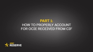 OCIE process Part 1