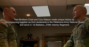 Brothers by Birth and Soldiers by Choice: Twins commission together in OKGuard