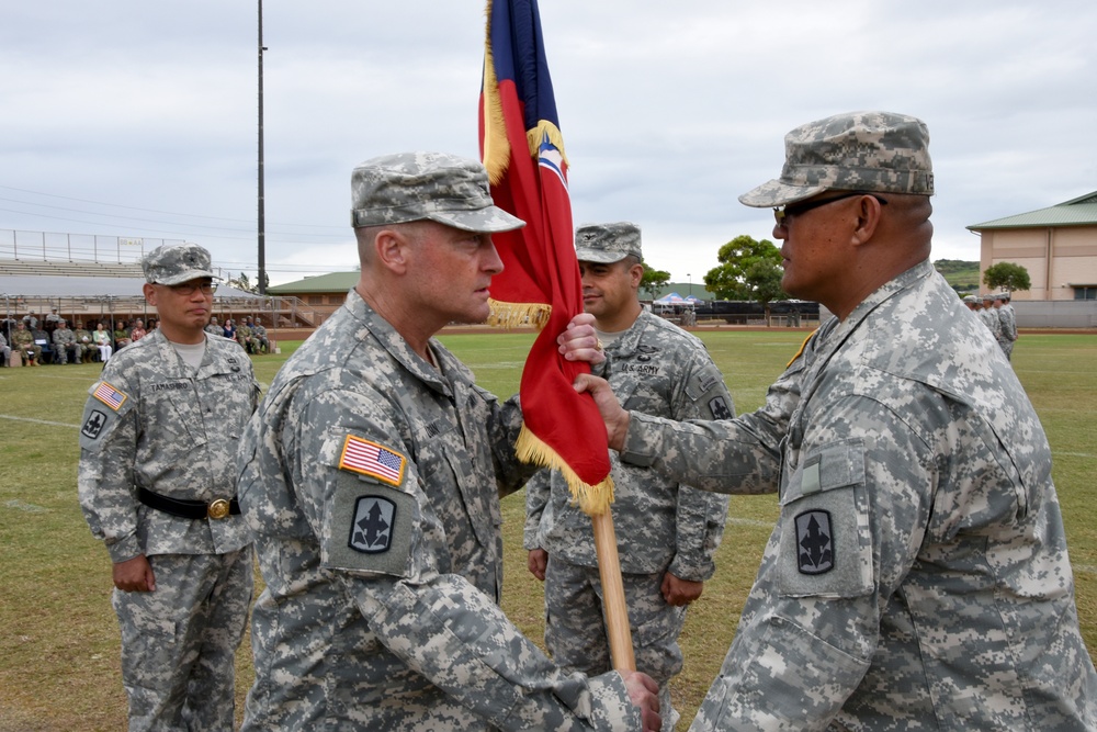 29th Infantry Brigade Combat Team change of command ceremony