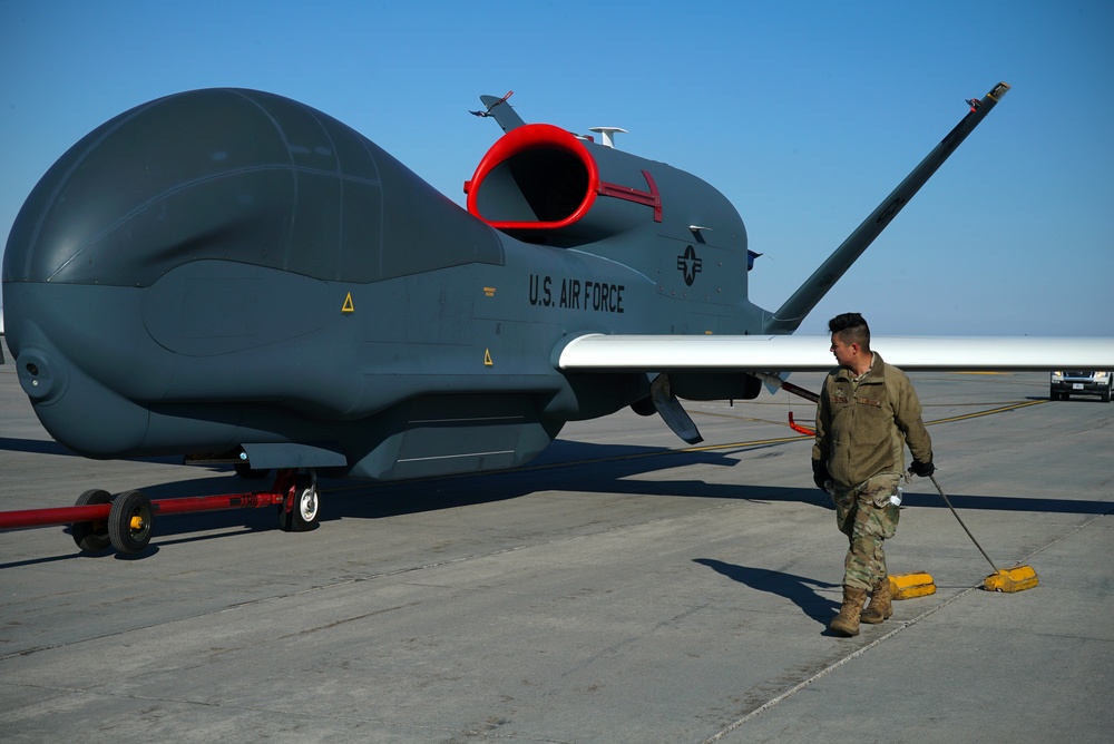 RQ-4 Global Hawk completes max engine run