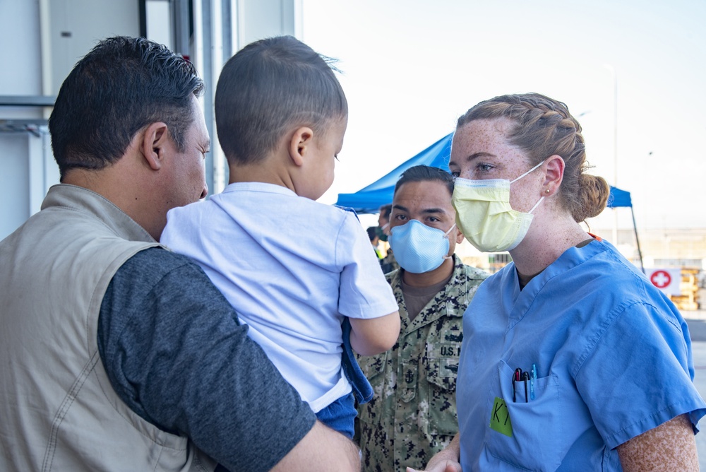 Evacuees from Afghanistan at NAS Sigonella