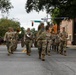 The 3rd Combat Aviation Brigade honor Veterans at the Savannah Veterans Day Parade.