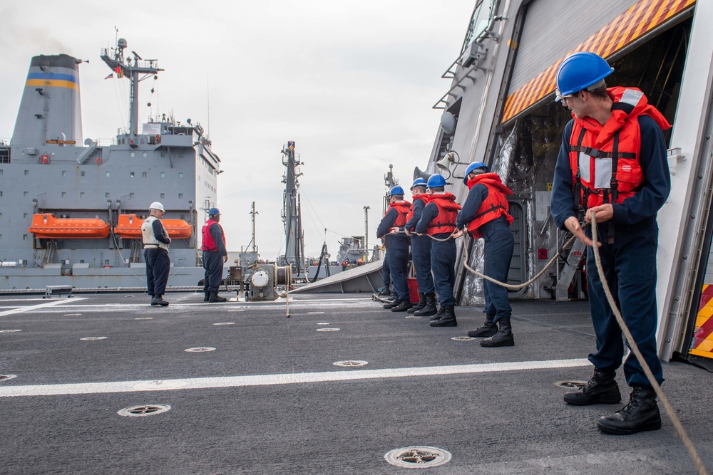 DVIDS - Images - USS Charleston Conduct UNREP with USNS John Ericsson ...