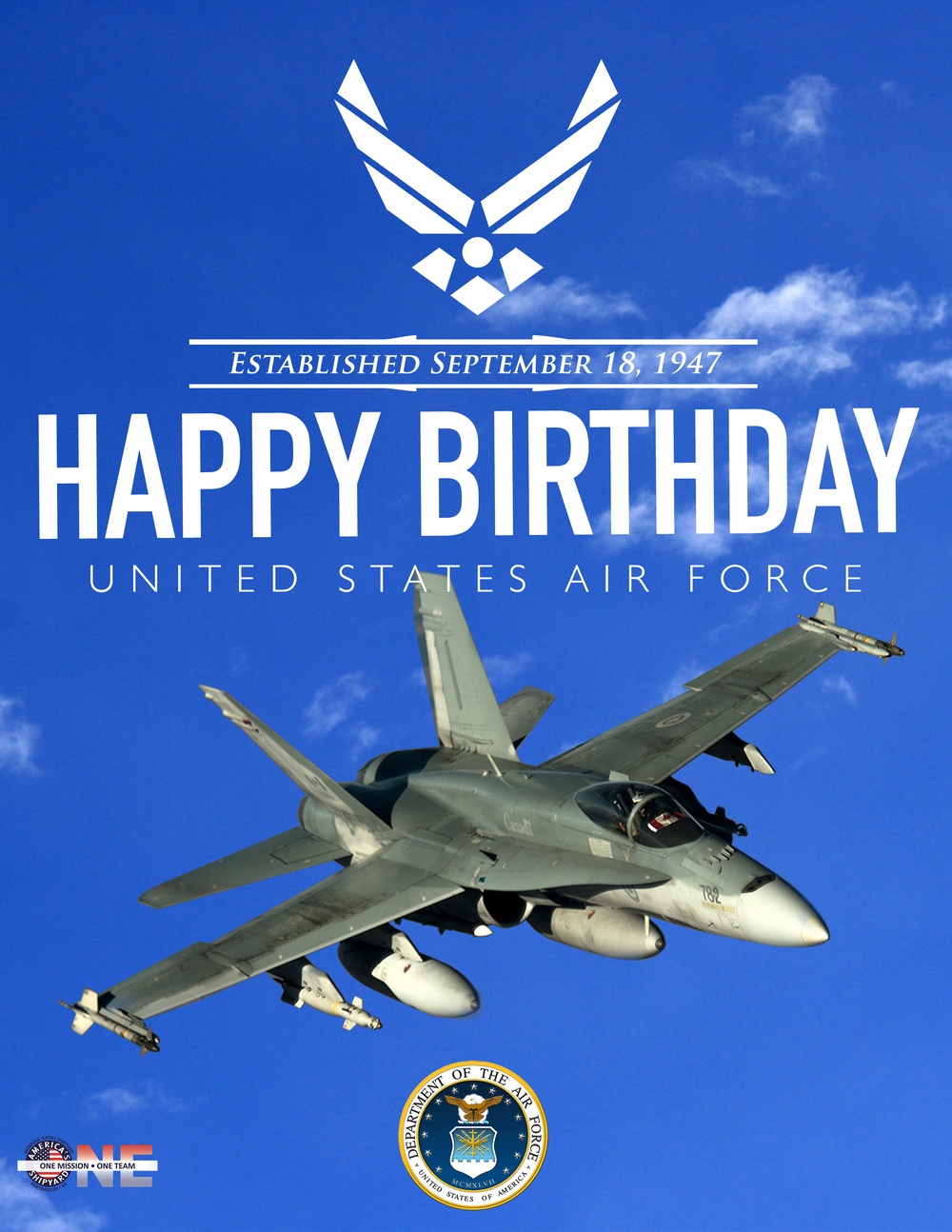 Happy Birthday U.S. Air Force