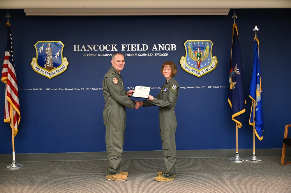 Major Receives Air and Space Achievement Medal