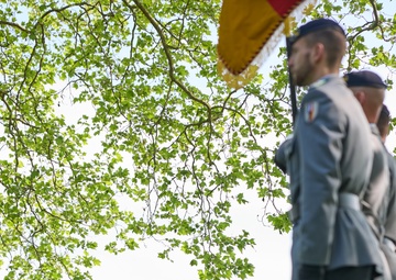 German military cemetery Ceremony