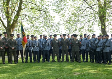 German military cemetery Ceremony