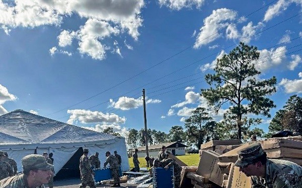 146th Expeditionary Signal Battalion supports out-of-state reinforcements against Hurricane Milton