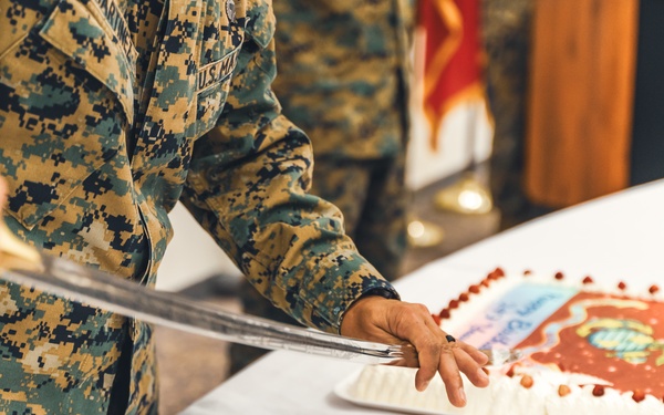 Task Force 61/2 celebrates the 249th Marine Corps Birthday