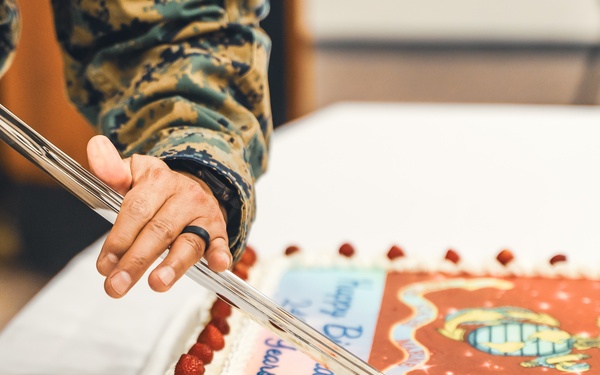 Task Force 61/2 celebrates the 249th Marine Corps Birthday