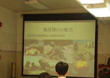 Chiba Institute of Science students visit Camp Foster EOD