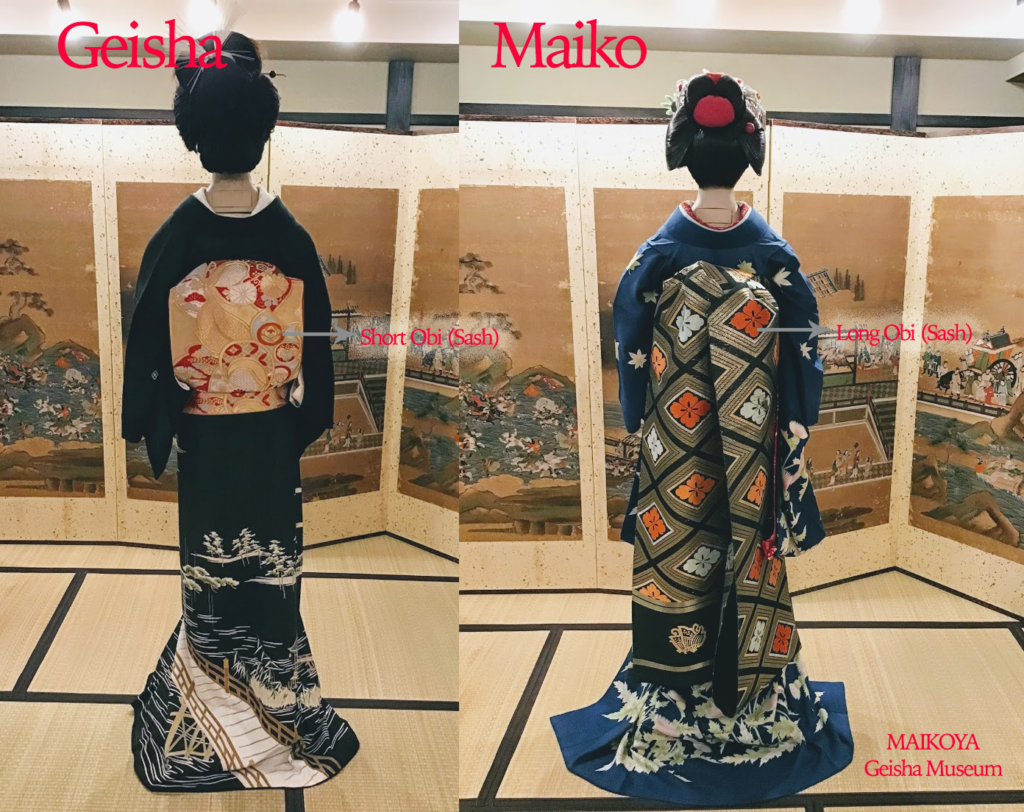 Maiko Geiko Geisha Back Geisha Museum