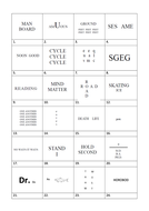 24 dingbat puzzles and answers | Teaching Resources