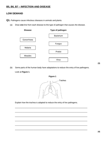 AQA GCSE Science Trilogy (Revision practice) | Teaching Resources