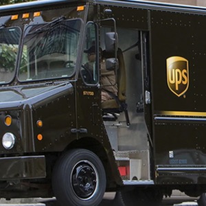 ups delivery truck