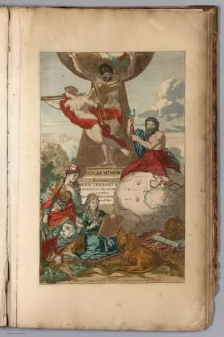 Title Page: Atlas minor sive Totius orbis terrarum contracta delinea ex conatibus;Visscher, Nicolaes, 1649-1702; Schenk, Petrus, 1693-1775;1740;11611.003