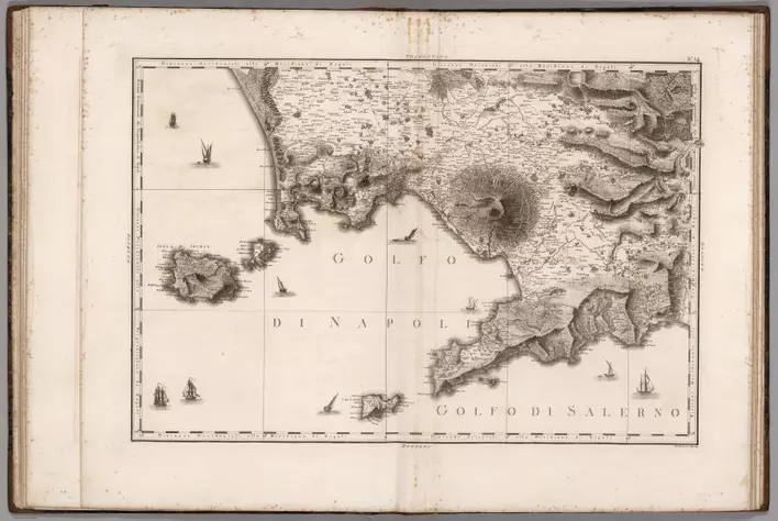 No. 14. Napoli, Ischia, Procida, Capri, Salerno;Rizzi Zannoni, Giovanni Antonio (1736-1814);1794;6854.018