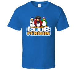 Club Penguin Online Gaming Fun T Shirt