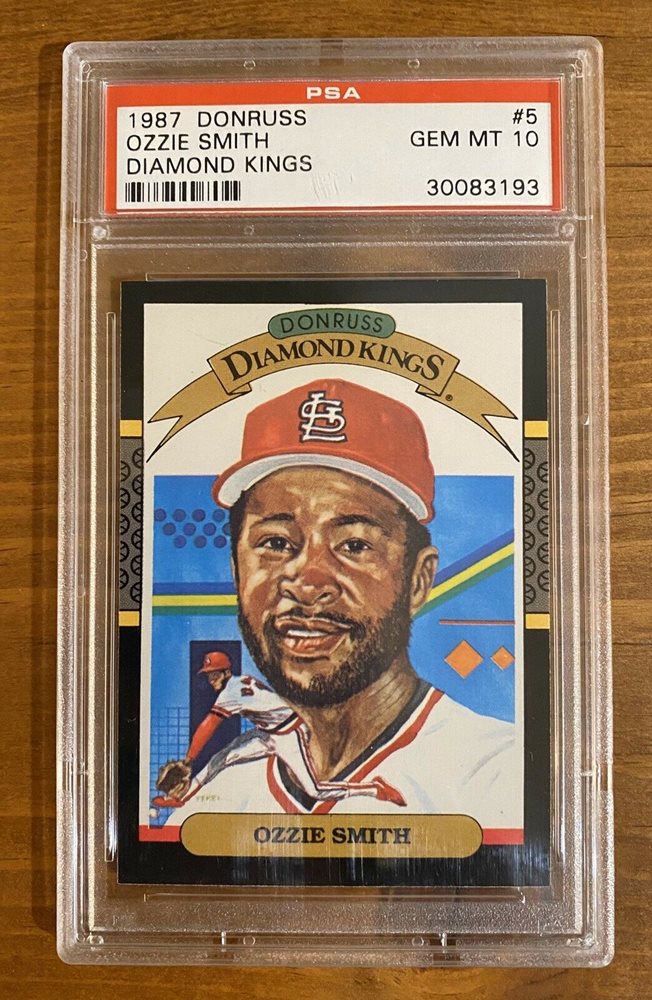 Auction Prices Realized Baseball Cards 1987 Donruss Ozzie Smith DIAMOND ...