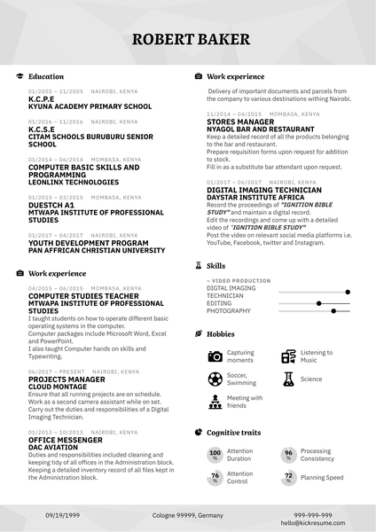 Service Manager Resume Sample