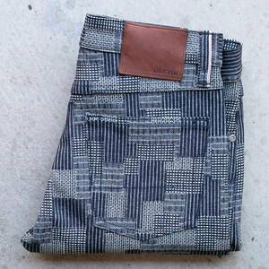 gustin #590 patchwork selvedge