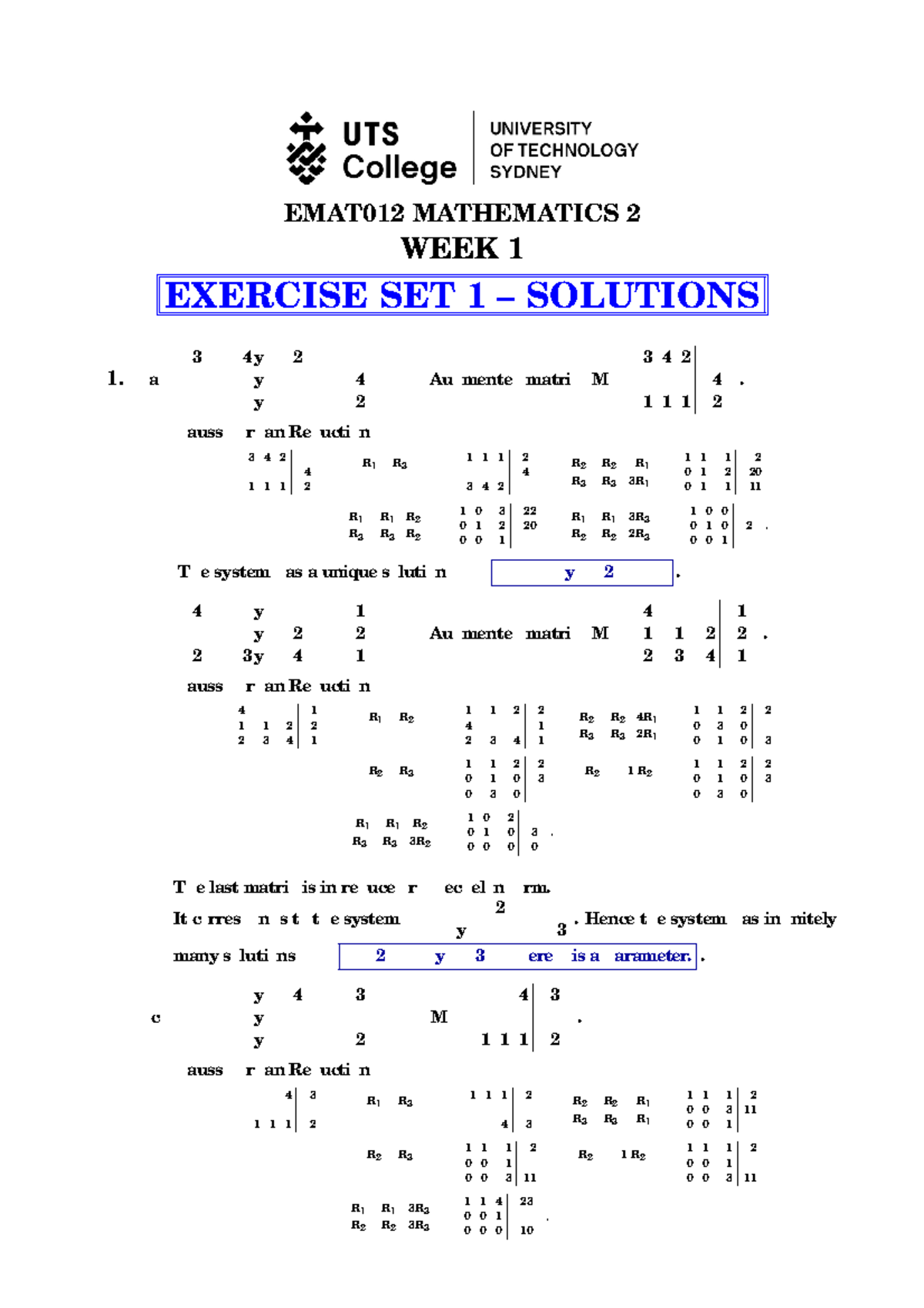 Week+1+-+Practical+Exercise+Set+1SOL - EMAT012 MATHEMATICS 2 WEEK 1 ...