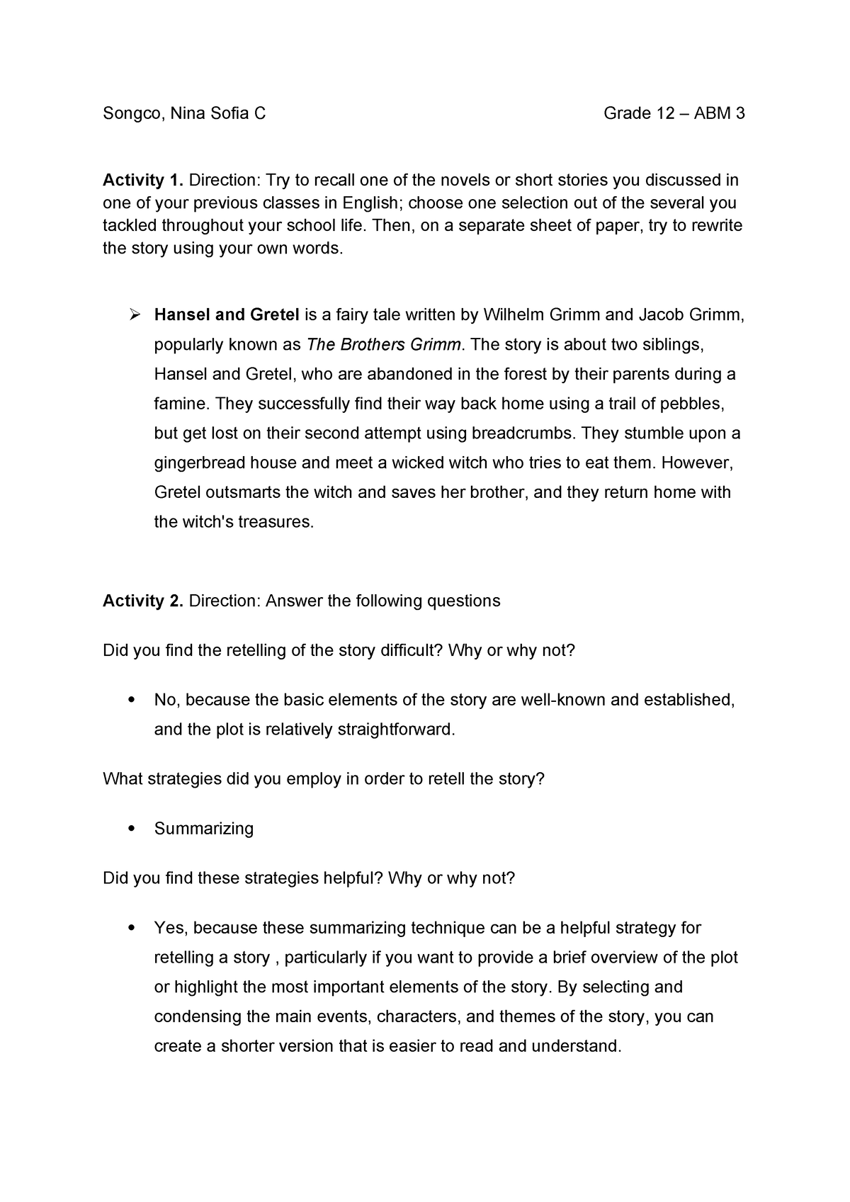 EAPP Lesson 3 - ENGLISH PURPOSES NOTES - Songco, Nina Sofia C Grade 12 ...