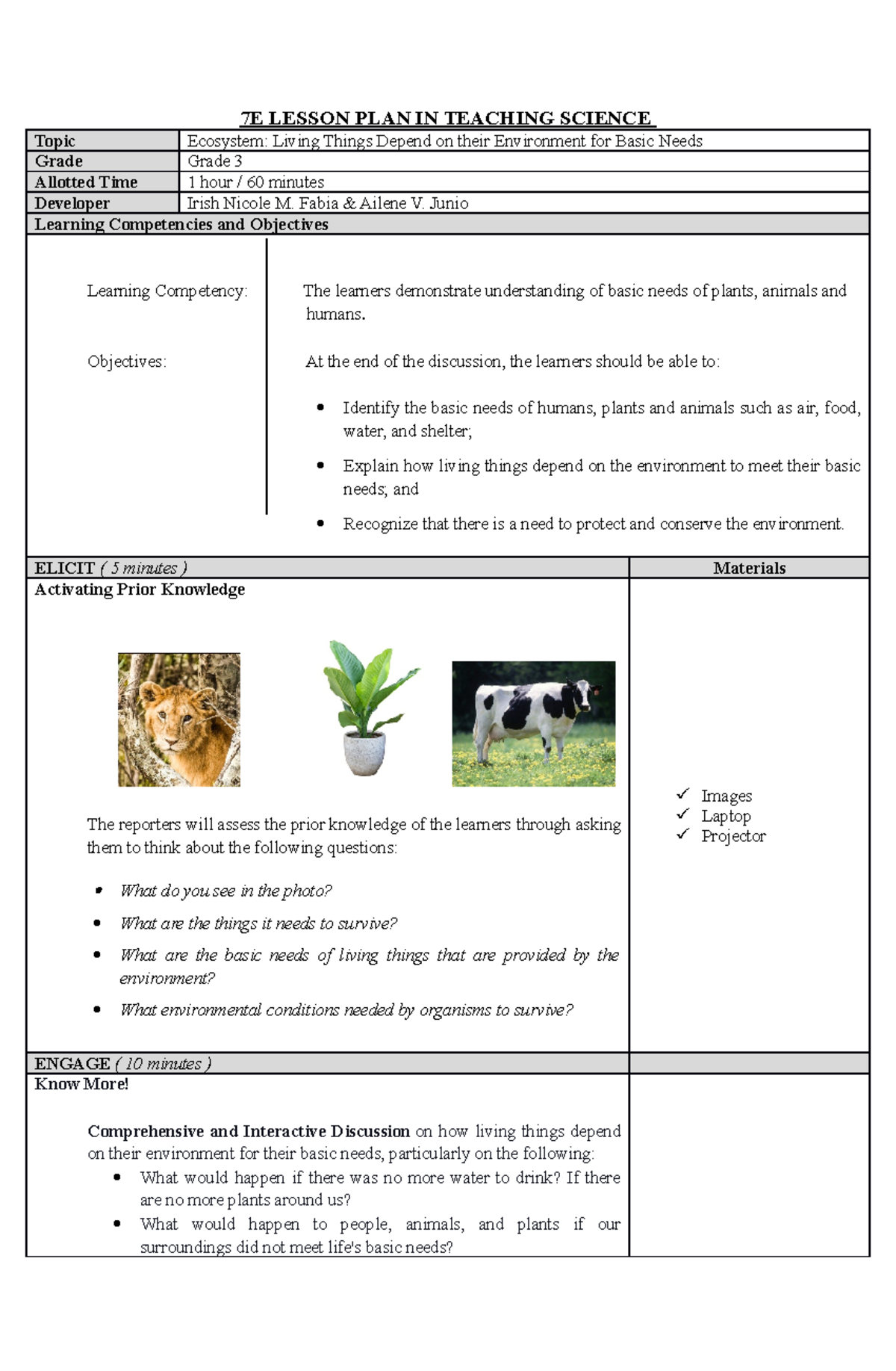 7e Detailed Lesson Plan In Science Iv 7e Detailed Les - vrogue.co