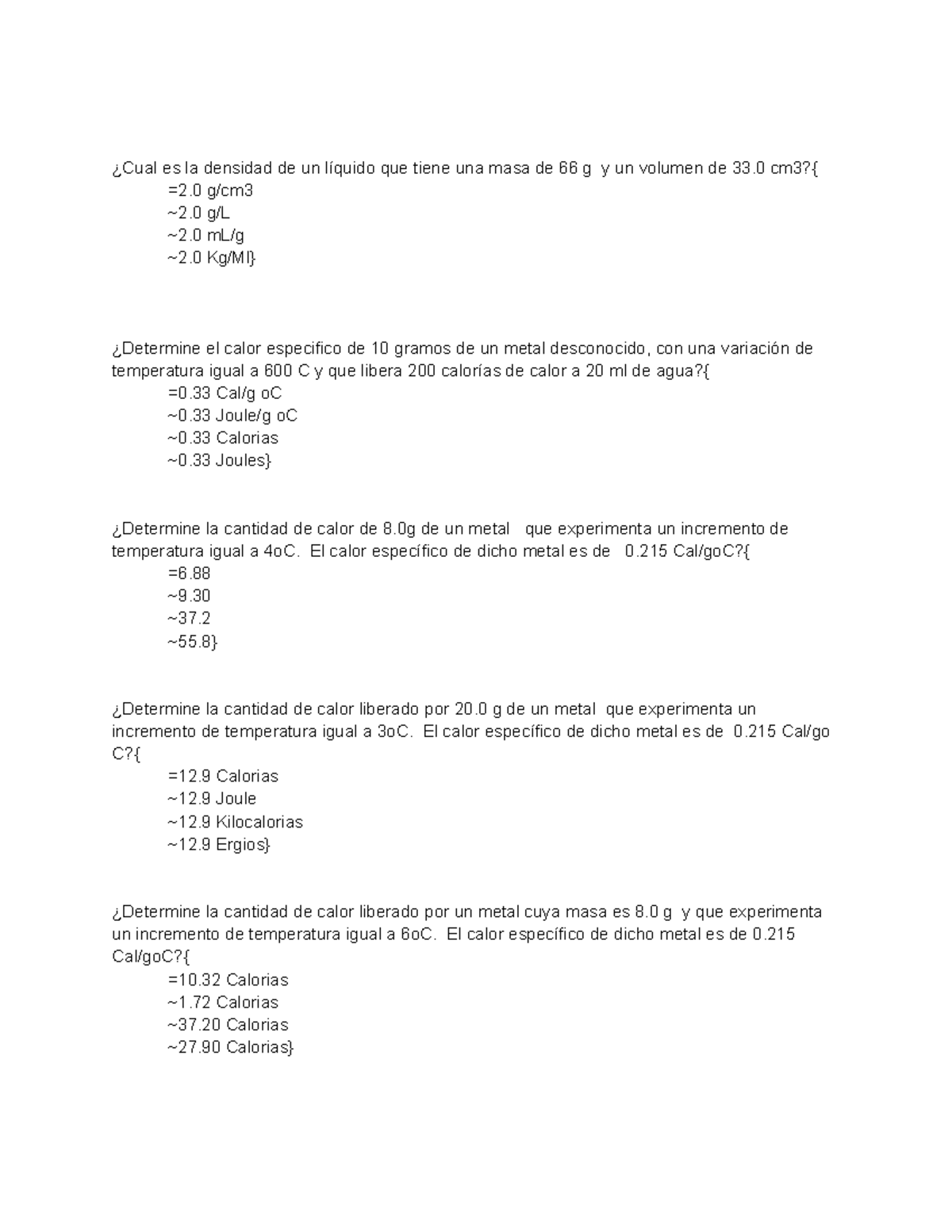 Practica 4 examen de laboratorio - ¿Cual es la densidad de un líquido ...