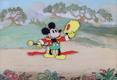 Mickey in his true color debut in 1932's Parade of the Award Nominees