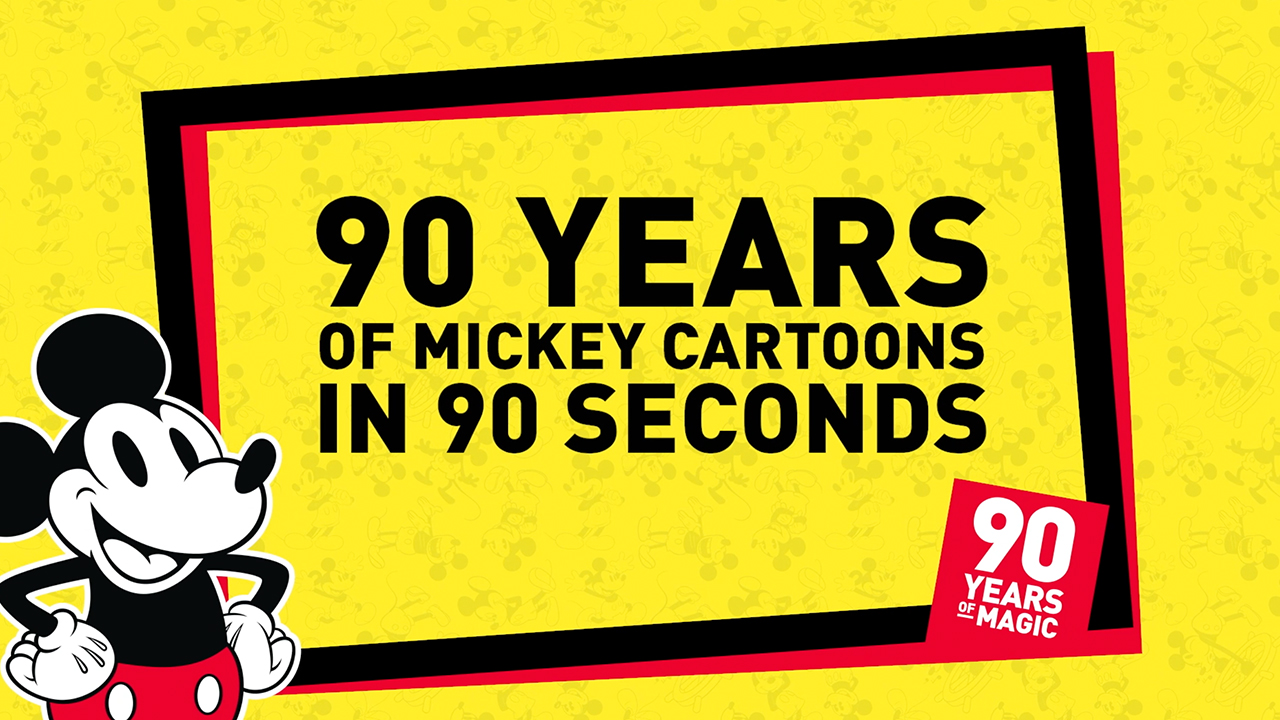 90 Years of Mickey in 90 Seconds - D23