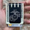 VIPER Titanium Money Clip with UNITED STATES MARINES CORP by Superior Titanium Products, Inc.