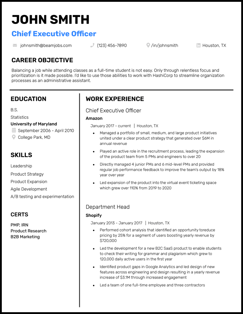 38 Word Resume Templates (Free) Designed for 2024