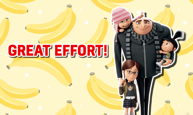 Great Effort Despicable Me Quote Quiz