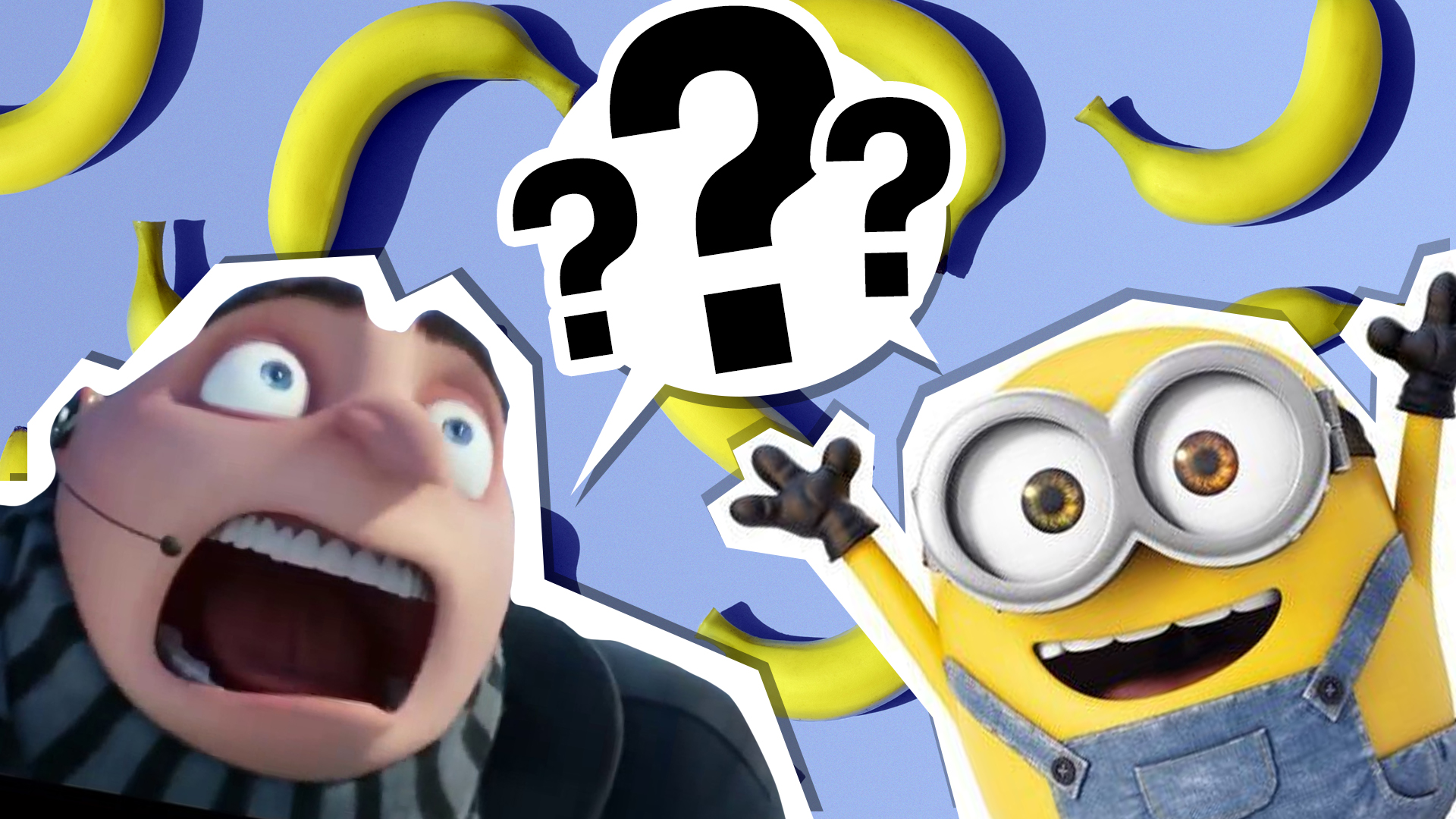 gru and a minion shouting