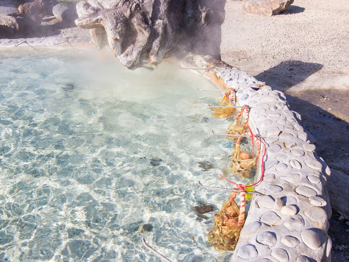 San Kamphaeng Hot Spring, Chiang Mai, Thailand