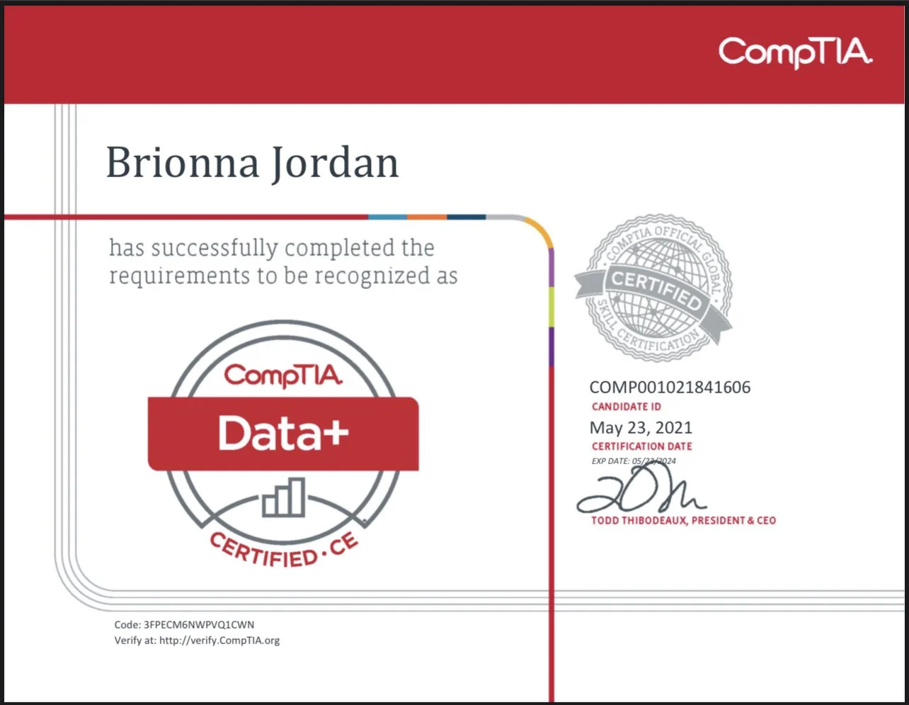 CompTIA Data+