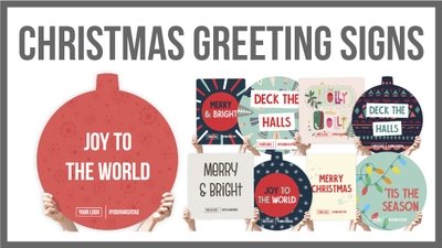 Christmas Greeting Signs