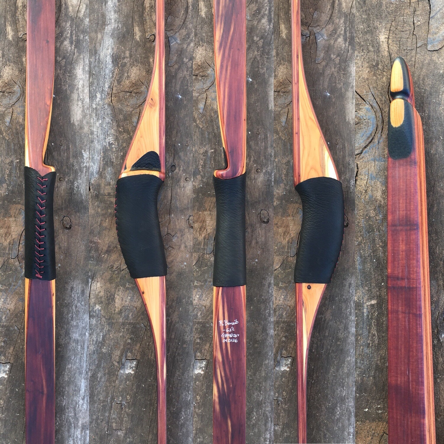 Benoit 62&quot; Forward Handle Longbow        Cedar/ Yew