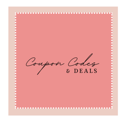 Coupon Codes &amp; Deals