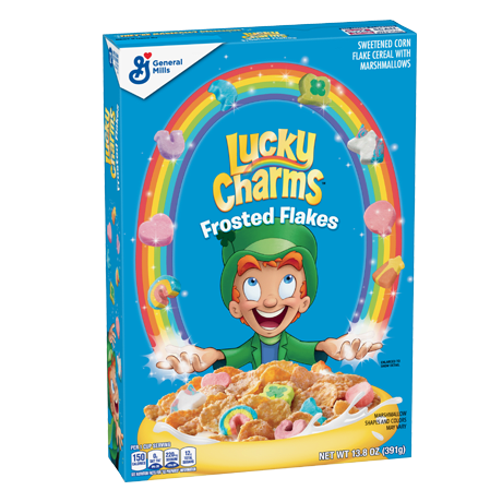 FROSTED FLAKES LUCKY CHARMS CEREAL