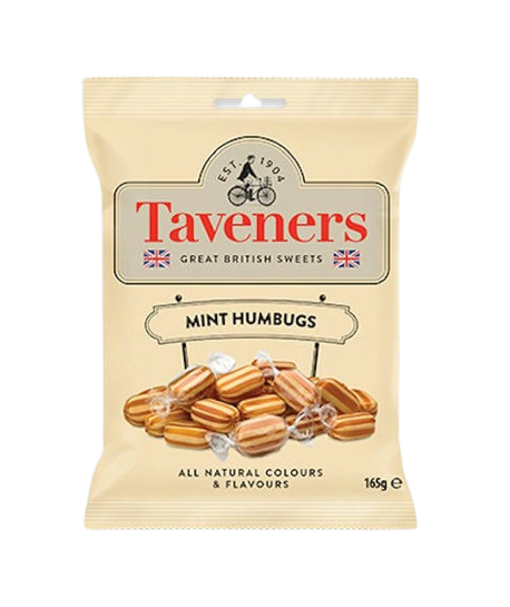 TAVENERS MINT HUMBUGS 165gm