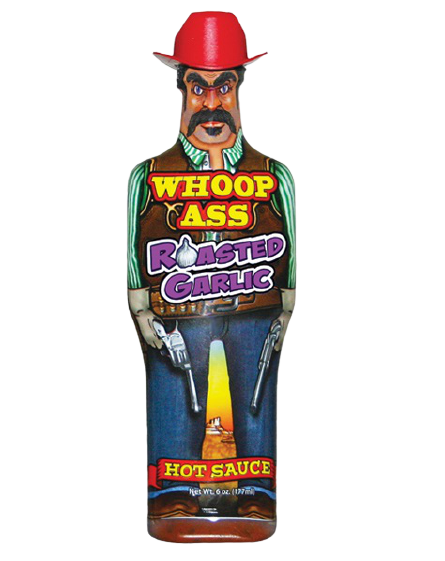 WHOOP ASS ROATED GARLIC HOT SAUCE 177ml