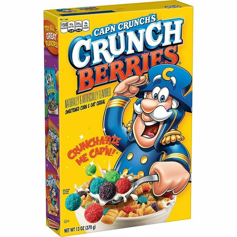 CAPT'N CRUNCH BERRIES CEREAL 355gm