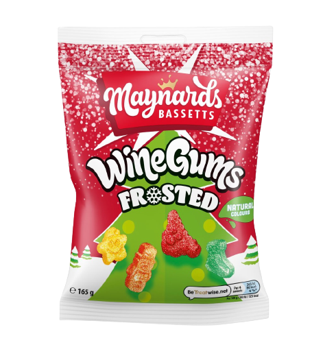 MAYNARDS BASSETTS FROSTED WINE GUMS 190gm