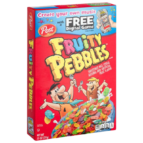 FRUITY PEBBLES CEREAL 311gm