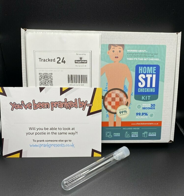 STD Test Kit - (Male) Prank Package