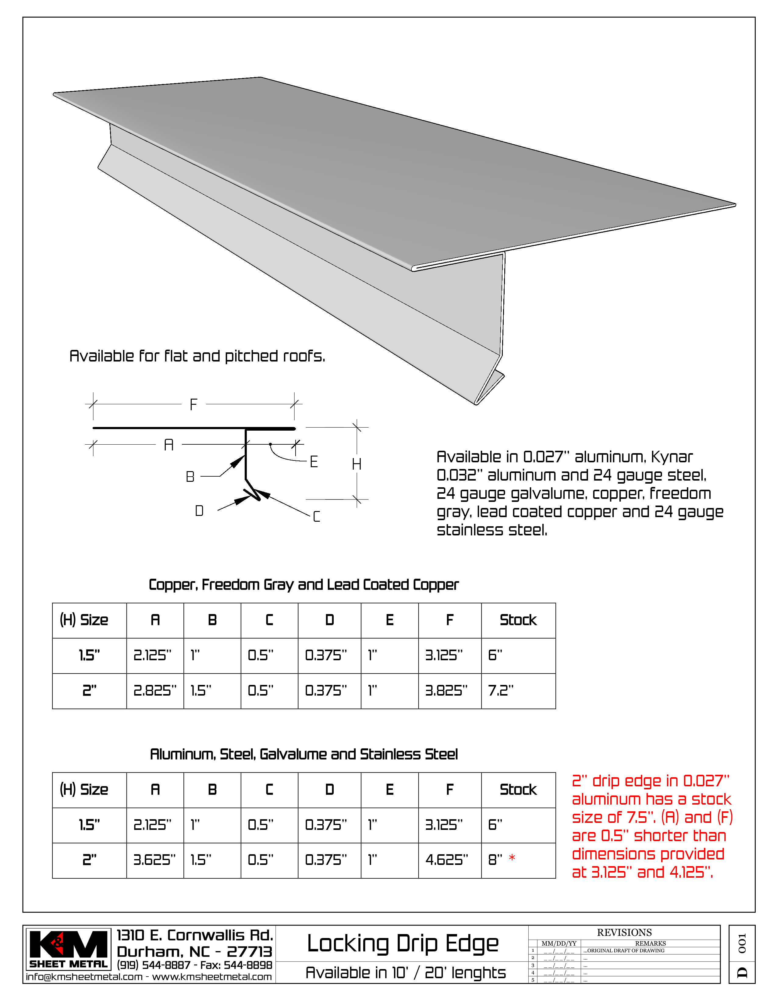 Roof Drip Edge Dimensions Sizes Profiles, Metals,, 45% OFF